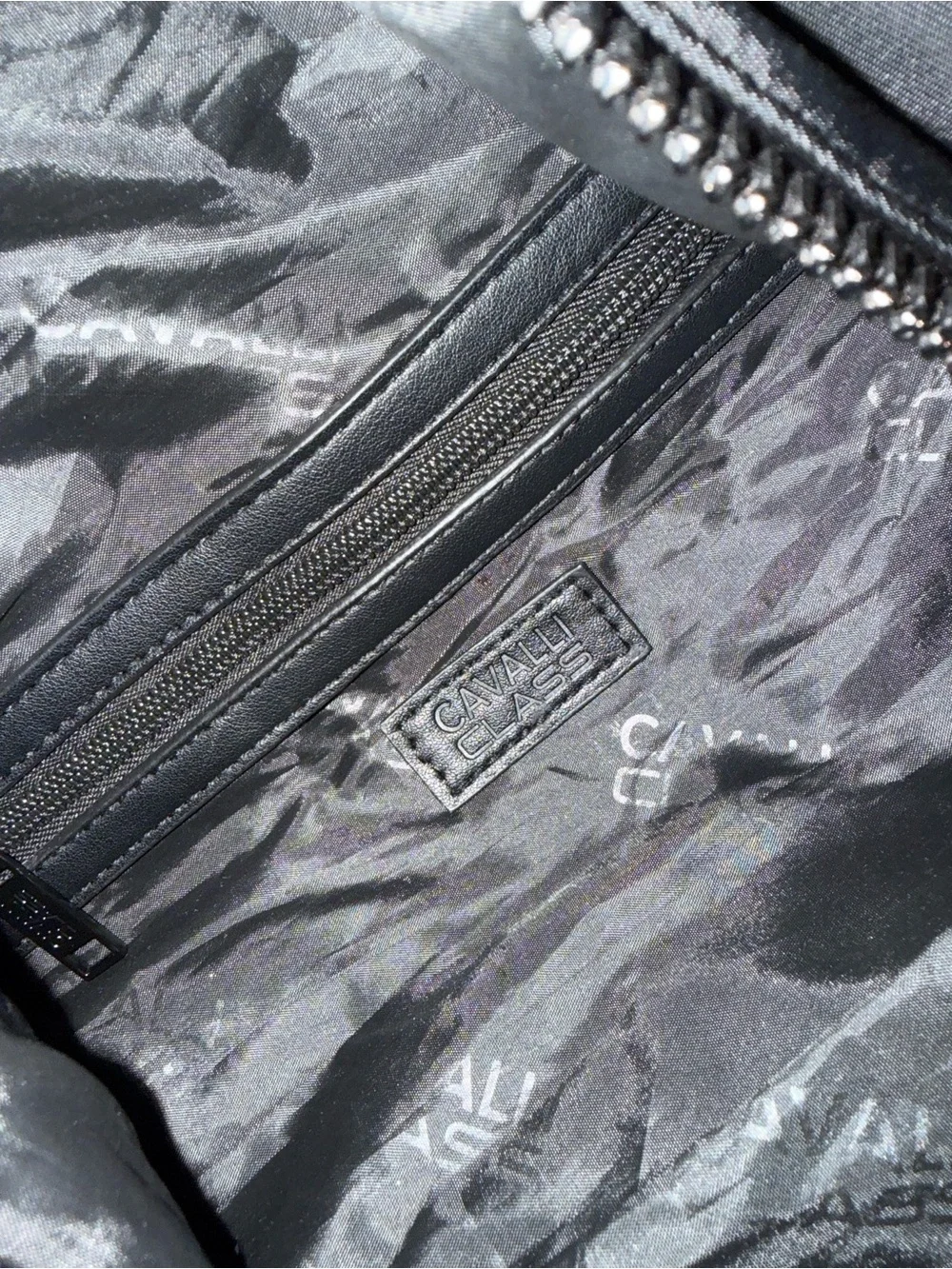 Cavalli Class Men's Black Duffel Bag